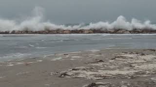 playa del Coco Postiguet Alicante during DANA 29102024 [upl. by Templa498]