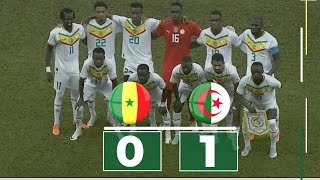 SENEGAL vs ALGERIE  0  1 [upl. by Namruht]