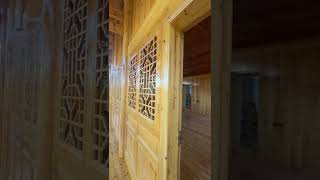 handcrafted prefabTimber Structure Construction chinese ancient architecturewoodencraftsmanship [upl. by Massie856]