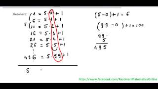 Clasa a Va Cap Numere naturale  ex 11  suma termenilor unui sir crescator cu pasul 5 [upl. by Adnoval]