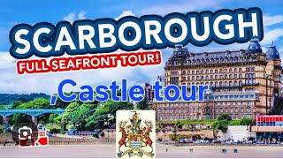 Scarborough sea side Town Tour Castle tour [upl. by Youlton]