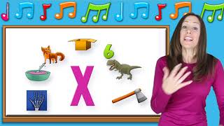 Learn Phonics for Children  The Letter X  Signing for Babies  Letter Sounds X with Patty Shukla [upl. by Eirellav]