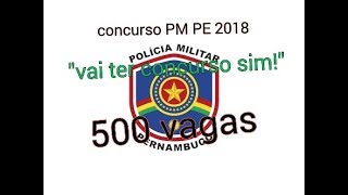 17112017 quotvai ter concurso simquot PM PE 2018 [upl. by Morton]