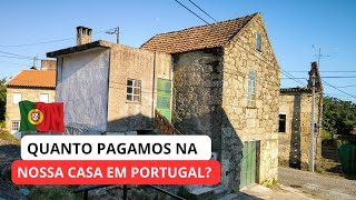 Quanto pagamos na nossa casa em Portugal 🇵🇹 [upl. by Yuma]