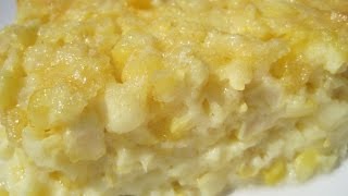 Old Fashioned CORN PUDDING  How to make CORN PUDDING Recipe [upl. by Bunni9]