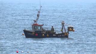 Creel Boat Firth of Forth Cellardyke East Neuk of Fife Scotland [upl. by Ball]