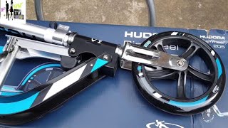 HUDORA BigWheel 205Das Original mit RX Pro CityScooter  Unboxing  Riding [upl. by Artamas165]