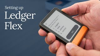 Ledger Flex Unboxing and setup [upl. by Fonz]