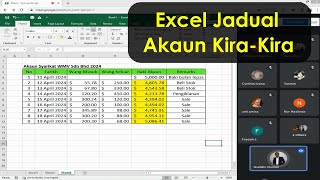 Kursus Sijil Komputer MS Office Online Course Malaysia  Akaun KiraKira Excel Tutorial [upl. by Oirazan]