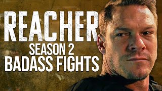 Reachers Season 2 Badass Fights  Reacher [upl. by Gaiser893]