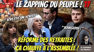 Réforme des retraites  Scandales à lassemblée  Le Zapping Du Peuple  17 29112024 [upl. by Gentry]