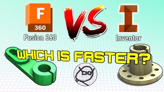 Fusion 360 vs Inventor  Which is Faster [upl. by Lerrad]