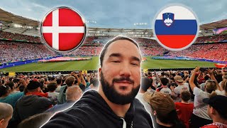 EMSPIEL IM HEIMSTADION GENIEßEN 🫶🥹 Slowenien vs Dänemark  Stadionvlog 🏟🏆⚽️ [upl. by Mallina]