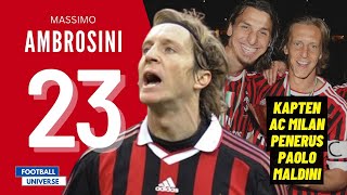 Kisah Massimo Ambrosini Gelandang Jangkar AC Milan [upl. by Aivin]