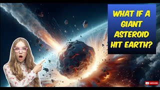 😱What If a Giant Asteroid Hit Earth🌍💥 facts science asteroid earth new [upl. by Renard]