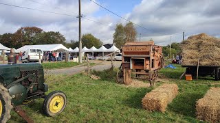 Battage à lancienne avec notre société française Vierzon 201 🌾 [upl. by Eenehs]