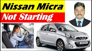 Nissan Micra not starting  P1610 nissan lock mode  Chennai  Tamil [upl. by Notnirt]