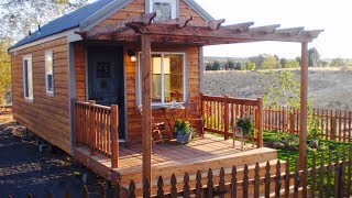 Tour The 10 Wide Tiny House quotNostalgiaquot Cottage [upl. by Bernadene286]