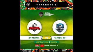 GPL SEASON 2 MATCHDAY 9 GH ALLSTAR VS TACTICAL OP [upl. by Gnahk]