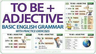 To Be  Adjective  Basic English Grammar Lesson [upl. by Teeniv]