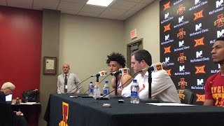 Wigginton credits the Cyclones collective effort in win over OU [upl. by Stefano909]