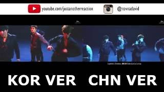 EXO  Lotto Korean VS Chinese MV [upl. by Rap]