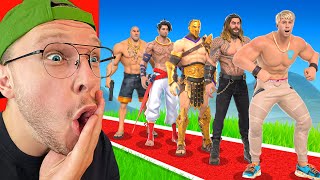 Défilé de mode SPÉCIAL SKIN MUSCLÉS sur Fortnite [upl. by Mick]