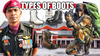 Types Of Military Boots In Indian Army [upl. by Alviani]