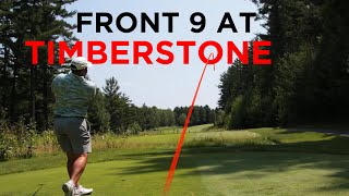 GREAT COURSE TERRIBLE Golf  Timber Stone Golf Course F9 [upl. by Mercy]