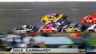 DALE EARNHARDT SR DAYTONA 500 CRASH [upl. by Lonnie]