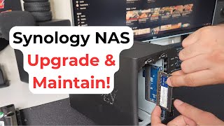 Upgrading RAM on Synology NAS  StepbyStep Memory Installation amp Cleaning [upl. by Kuster]