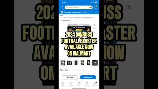 2024 DONRUSS FOOTBALL BLASTERS ARE NOW AVAILABLE ON WALMART LETS GO DOWNTOWN HUNTING sportscards [upl. by Bitthia271]