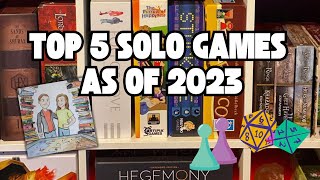 Top 5 Solo Board Games as of 2023 [upl. by Nylyahs]