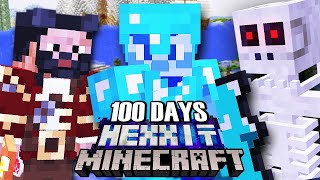 I Survived 100 Days in Hexxit Updated in Minecraft FULL MOVIE [upl. by Elkin979]