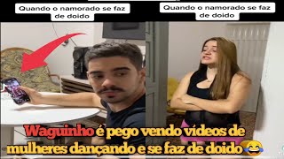 Waguinho apanha de Laura 😂 Vídeos do TikTok waguinho CasalResponde videosdecasais [upl. by Yarb]