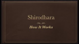 Shirodhara Effective for Anxiety Insomnia Migraine Stress Depression [upl. by Cirdla]