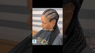 Cornrow Braids Hairstyles hairstyles cornrows cornrowbraids hairstyleshorts shorts [upl. by Dorreg]