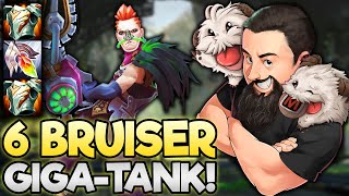 6 Bruiser  Super Tank Renni Would Like a Word  TFT Into the Arcane  Teamfight Tactics [upl. by Irreg843]