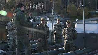 Coxswains Course with US Marines on Finnish GClass Landing Craft [upl. by Ulric517]