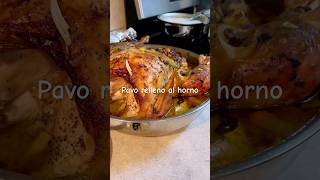 Pavo relleno al horno parati food comidamexicana receta viralvideo flip [upl. by Aurlie989]