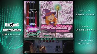 EZ2AC  TIME TRAVELER 5k standard  Mage Girl Story EX 16 hand shot [upl. by Kutzer]