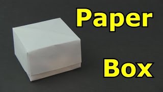 How to Make a Paper Box Origami [upl. by Amelie575]