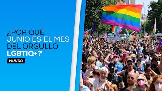 ¿Por qué junio es el mes del orgullo LGBTIQ [upl. by Ecnerewal574]