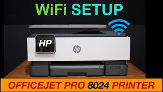 HP OfficeJet Pro 8024 WiFi SetUp Wireless SetUp Review [upl. by Treve]