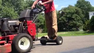 Exmark turf tracer mowing [upl. by Padraic]