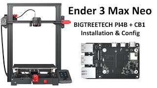 Ender 3 Max Neo BIGTREETECH PI4B  CB1 Mainsail Klipper Installation and Configuration for ADXL345 [upl. by Amoakuh778]