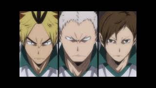 Haikyuu Dub Iwa Breaks the Iron Wall Through Koganegawas Arms [upl. by Enyr]