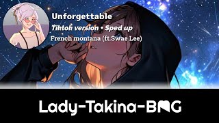 Unforgettable  Tiktok Version  Remix  Mashup  3rd part  Sang by French montana Ft Swae Lee [upl. by Miharbi]