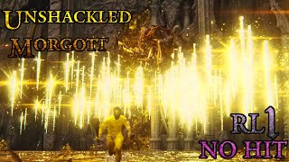 Unshackled Morgott RL1 showcase No Hit Elden Ring mod [upl. by Cornia]