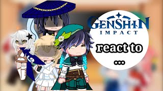 genshin impact react to gacha club [upl. by Namolos]